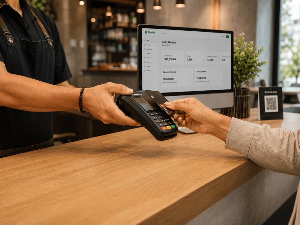 Cobro en punto de venta con PlanPy y operación comercial conectada
